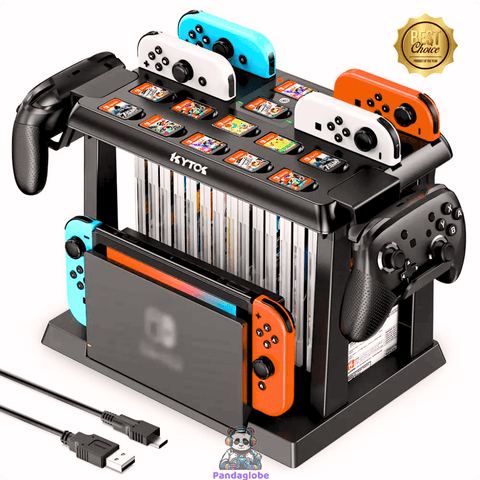 Support joycon et manette Switch - rangement et charge - PANDAGLOBE