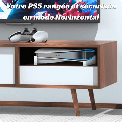 Support Horizontal pour PS5 – Sécurité Maximale, Design Élégant - PANDAGLOBE