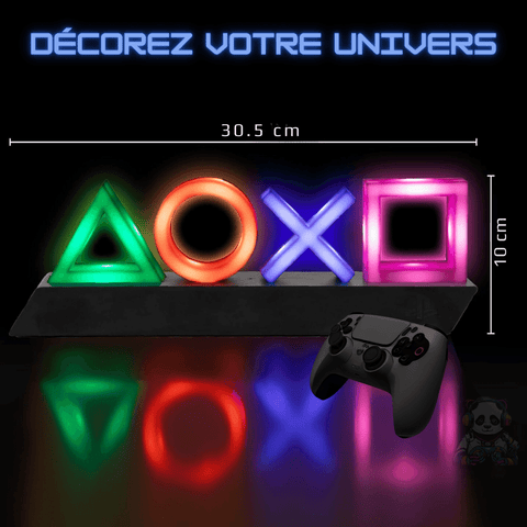 Lampe de décoration Gamer style PlayStation Interactive - PANDAGLOBE