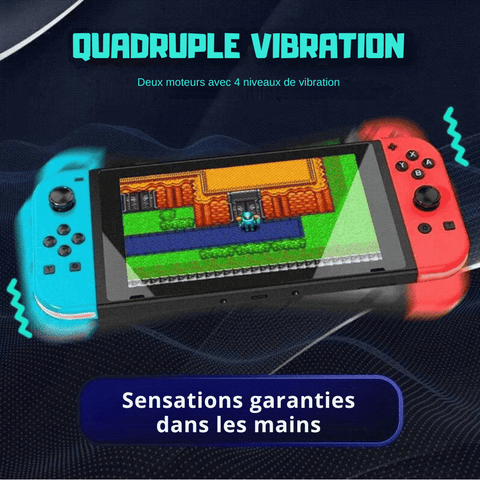 Joy con blanc à LED pour Nintendo Switch & OLED - Immersion totale - PANDAGLOBE