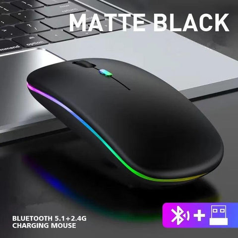 Souris gaming sans fil lumineuse et rechargeable -ultra design - PANDAGLOBE