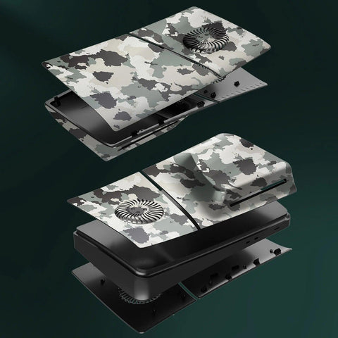 Coque personnalisée camouflage pour PS5 Slim Disc Edition - PANDAGLOBE